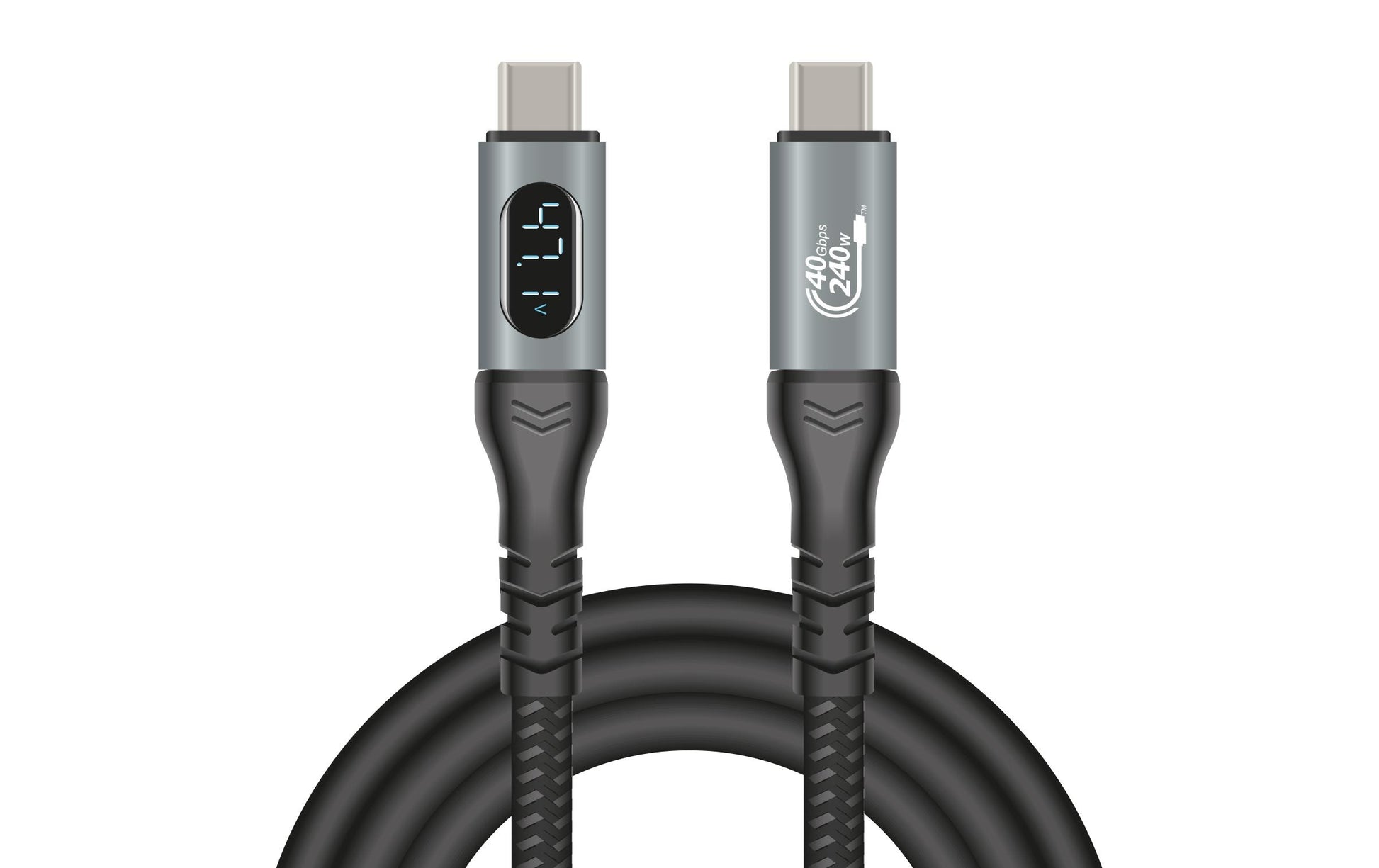 DeLOCK USB-Kabel – USB-C auf USB-C – USB4 40 Gbit/s – 1 m – PD 240 W – 8K/60, DP 1.4a