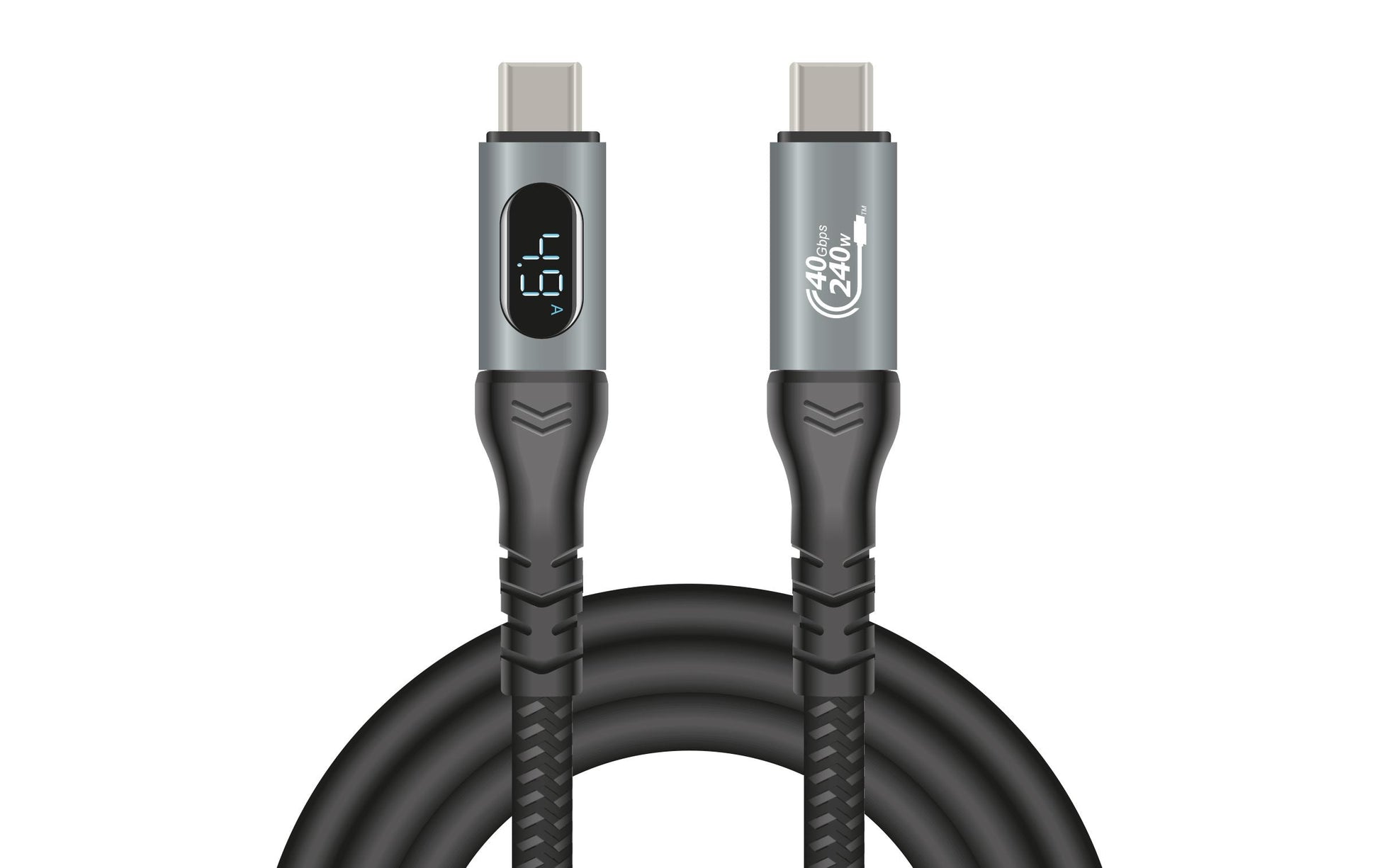 DeLOCK USB-Kabel – USB-C auf USB-C – USB4 40 Gbit/s – 1 m – PD 240 W – 8K/60, DP 1.4a