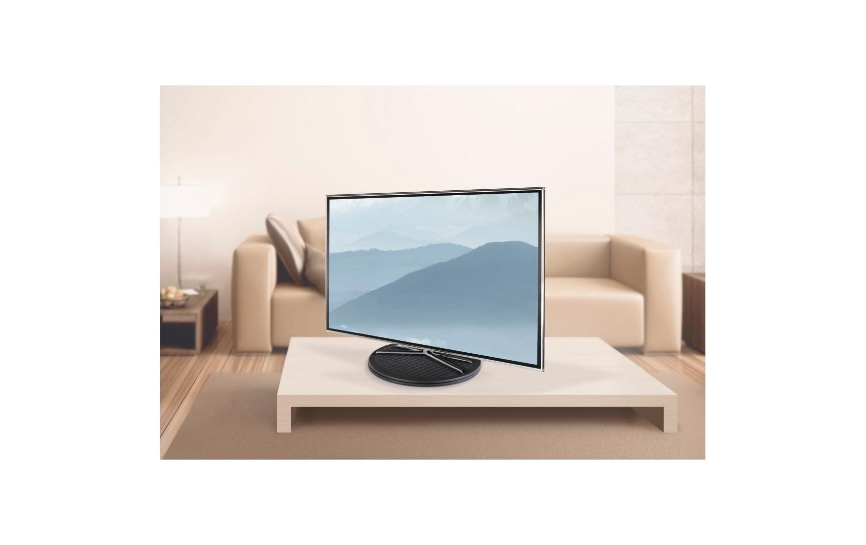 Hama Drehteller Ø 30 cm, 80 kg, 360° – schwarz