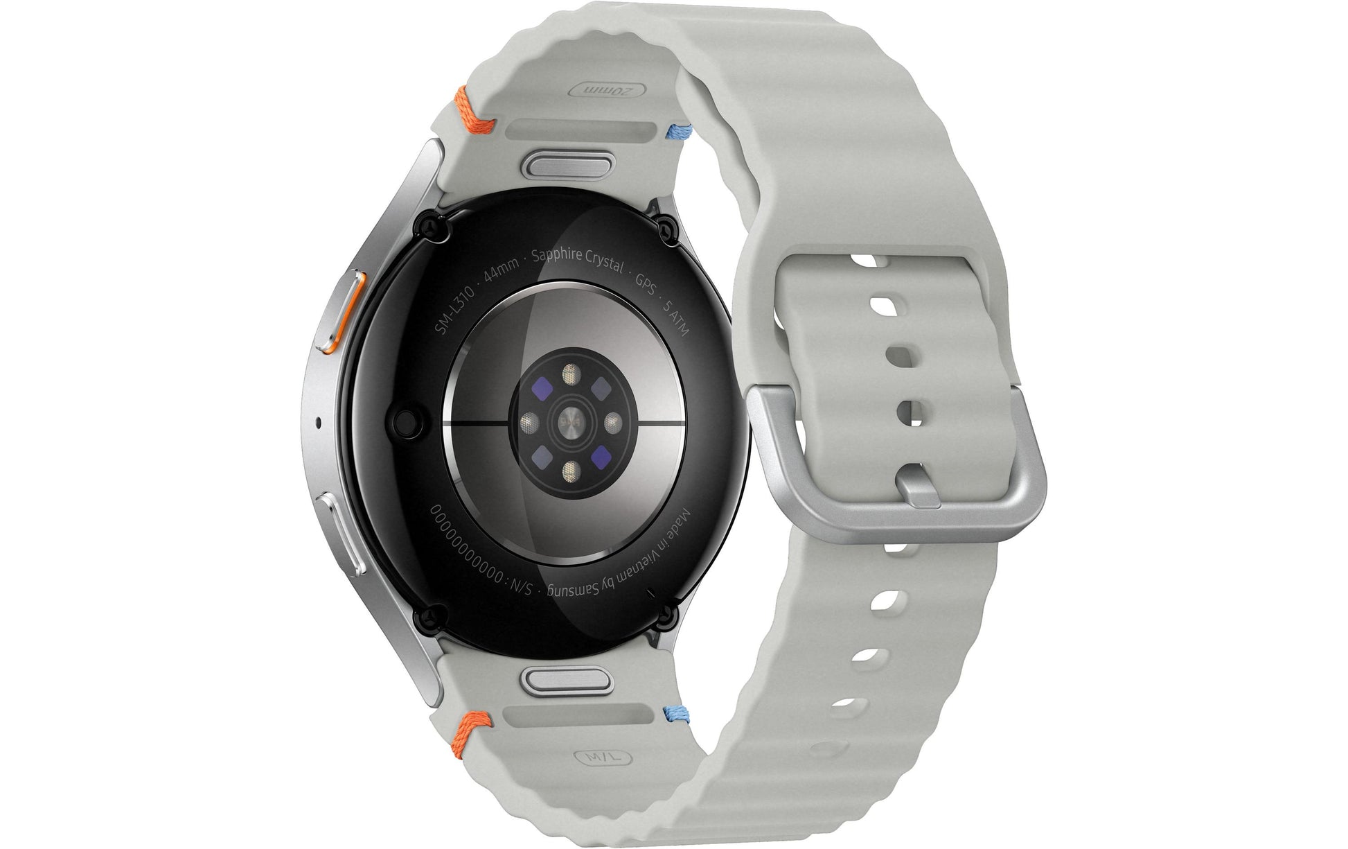 Samsung Galaxy Watch7 – Smartwatch – 44 mm, 1,47", GPS, Bluetooth, AMOLED, Saphirglas, IP68, 5 ATM, Silber