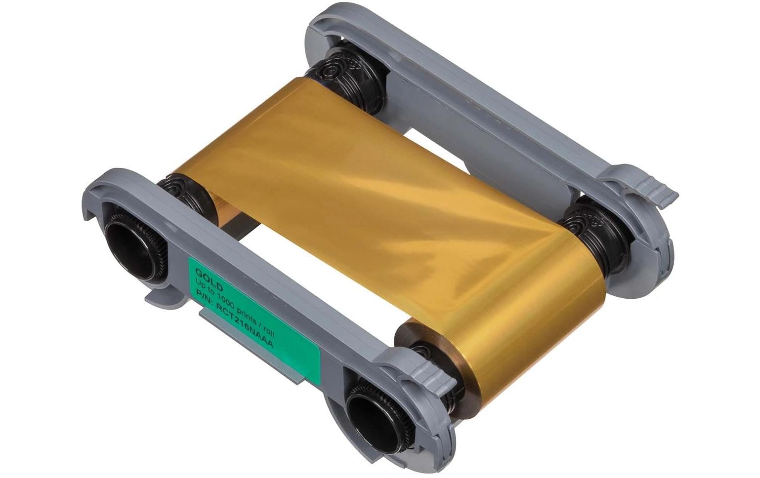 Evolis Kartendrucker-Farbband Goldband Metall