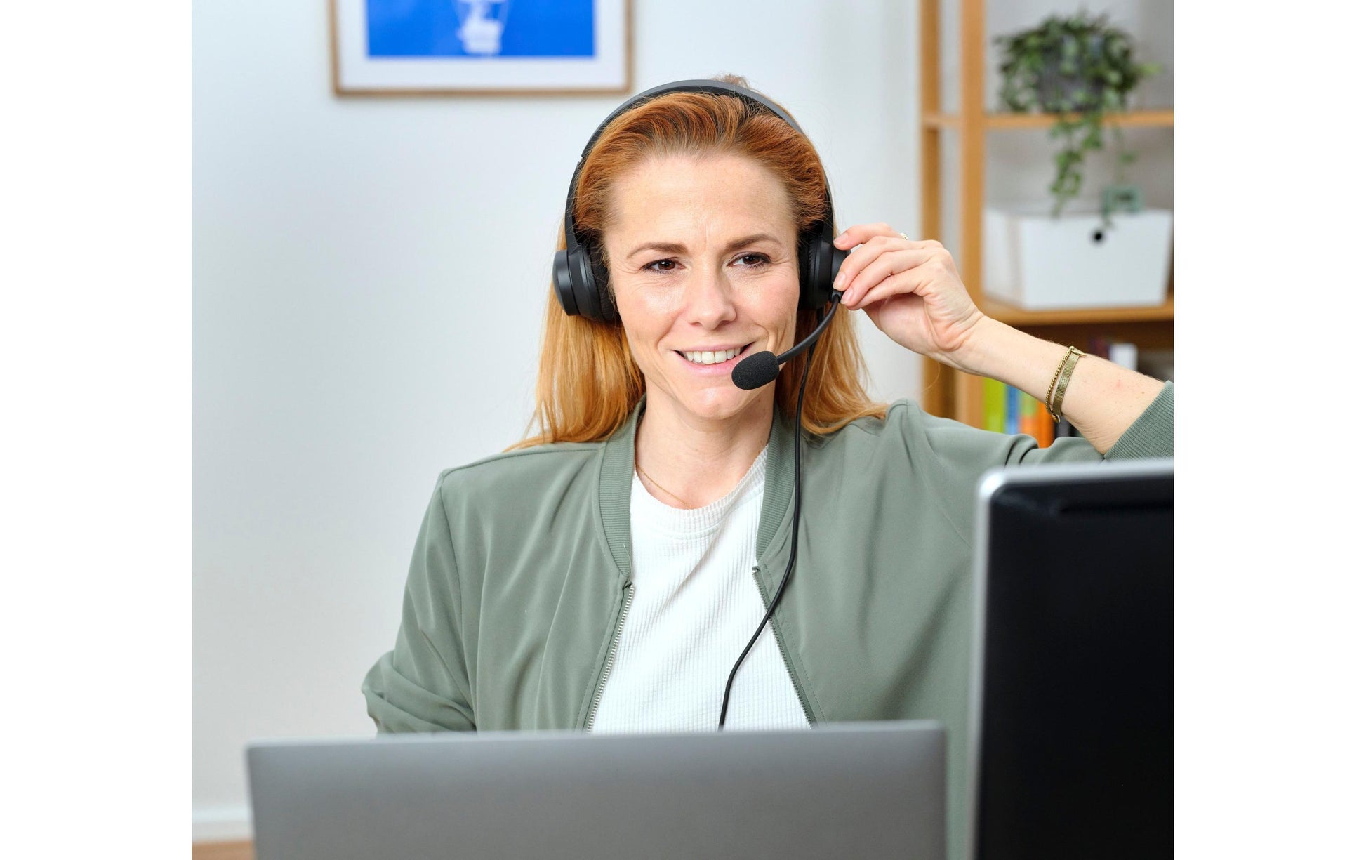 Trust HS-260 USB-ENC Office-Headset – On-Ear, Stereo, Kabel (USB-A), Schwarz