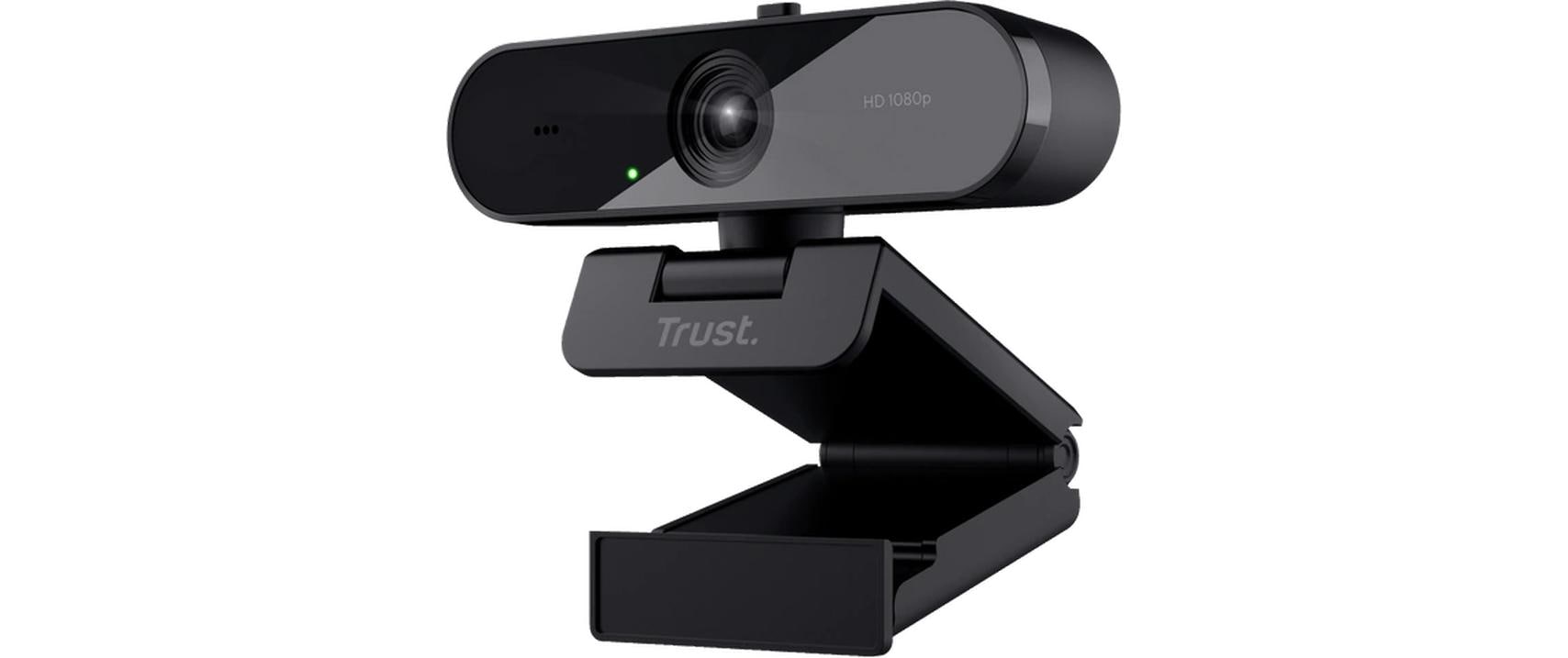 Trust TW-200 Webcam – Full HD 1080p, 30 fps, Autofokus, USB-A – Schwarz