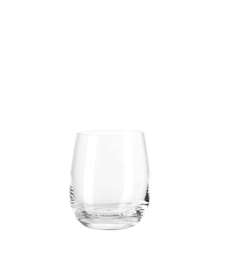 LEONARDO Tivoli Whiskyglas – 0,36 l, Kristallglas, transparent, spülmaschinenfest, stabiler Eisboden, 6 Stück