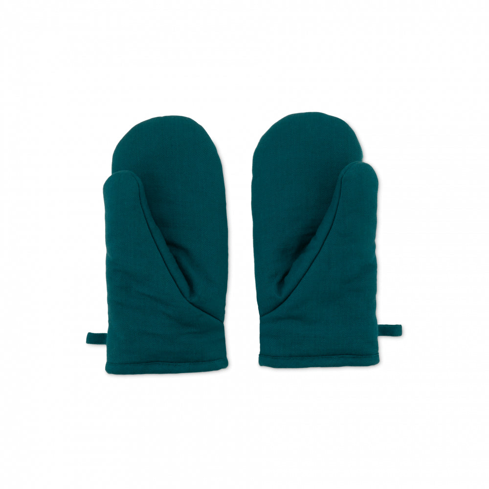 REMEMBER Ofenhandschuhe 29 × 14 cm, Baumwolle/Polyester, mehrfarbig, 2 Stk.
