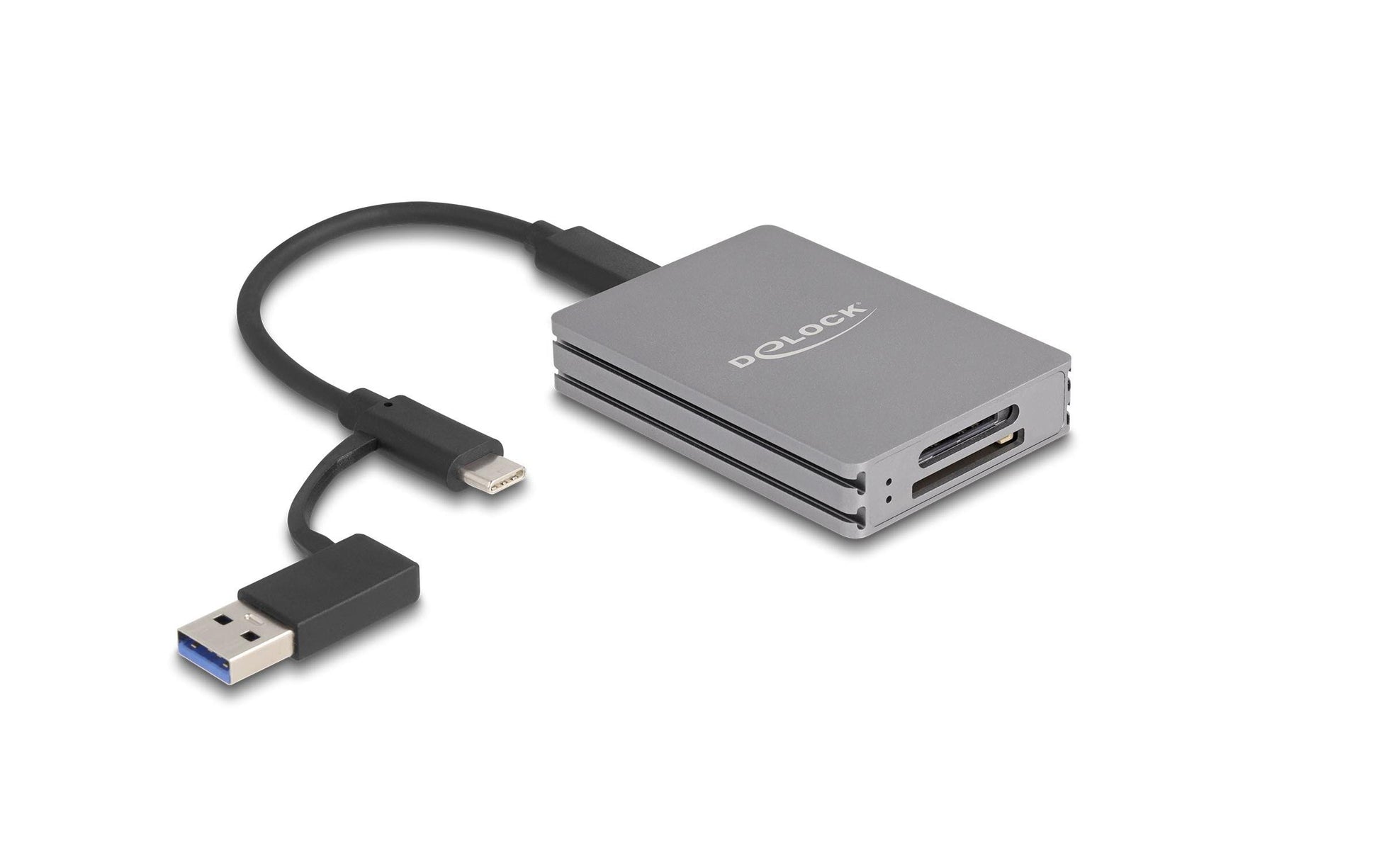 DeLOCK Kartenleser – CFexpress Typ A, SD/SDHC/SDXC (UHS-II) – USB-C 3.2 Gen 2 – 10 Gbit/s