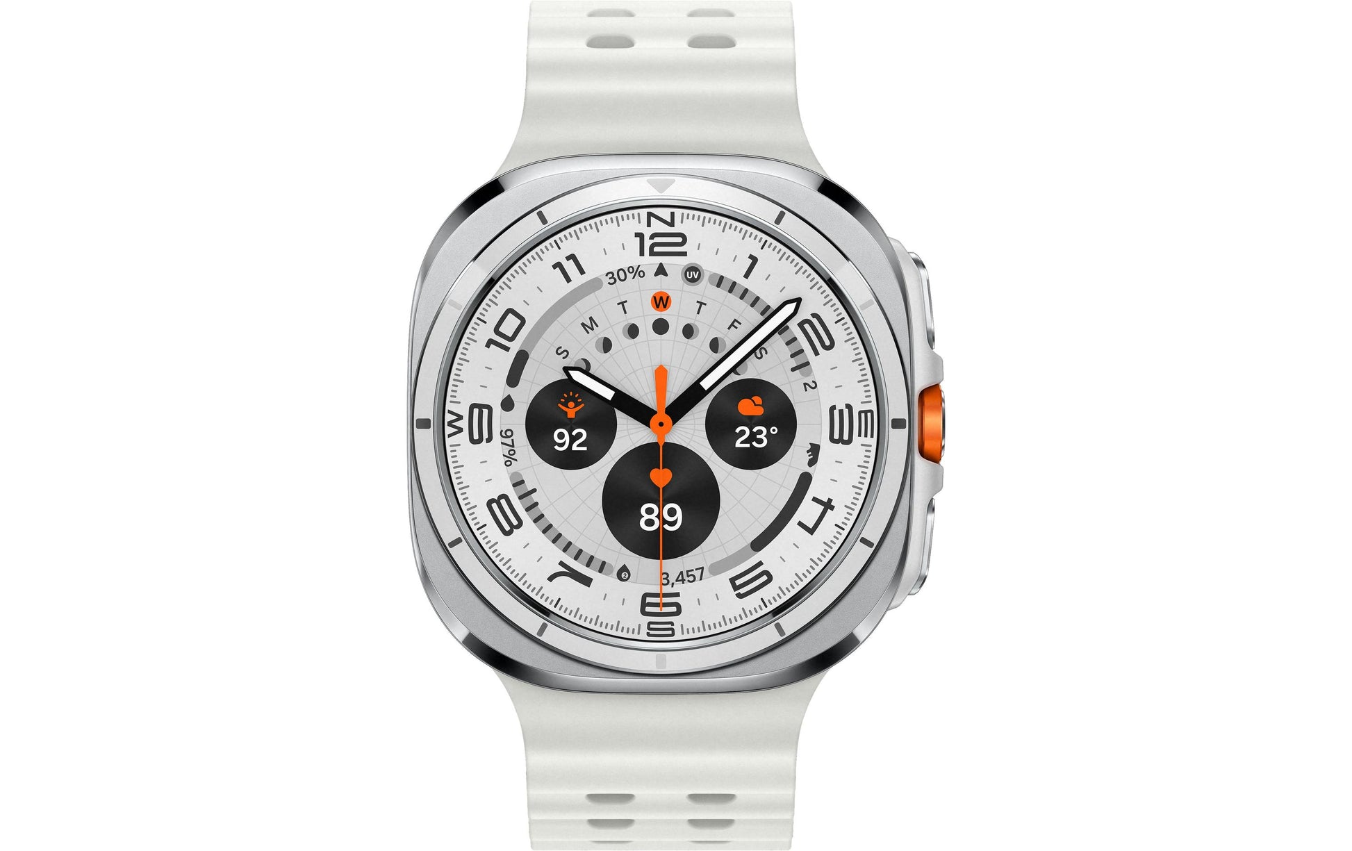 Samsung Galaxy Watch Ultra – Smartwatch – 47 mm, 1,5", LTE, AMOLED, Saphirglas, IP68, Titan Weiss