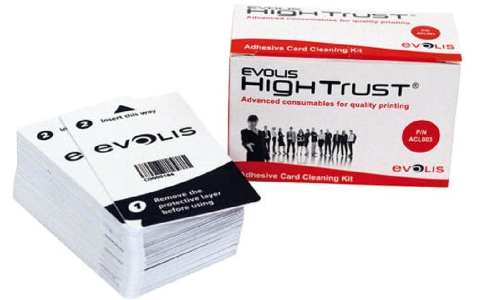 Evolis Reinigungskarten – für Zen, Pri, 50 Stk.