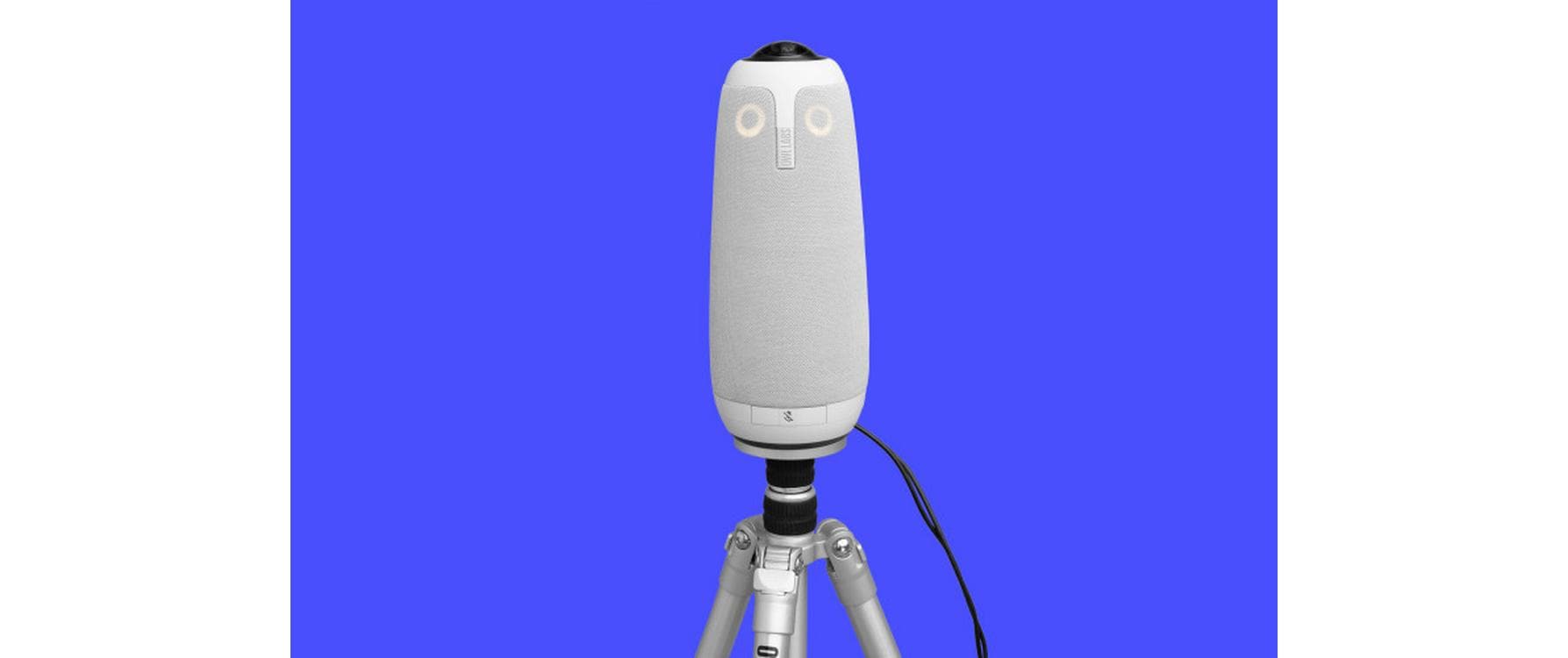 Owl Labs Meeting Owl Stativ – 3-Bein, 44,8 cm, 1/4" Montage, 360° – für Meeting Owl 3, Meeting Owl 4+ – Silber