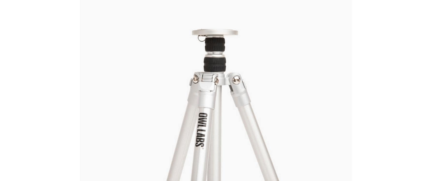 Owl Labs Meeting Owl Stativ – 3-Bein, 44,8 cm, 1/4" Montage, 360° – für Meeting Owl 3, Meeting Owl 4+ – Silber