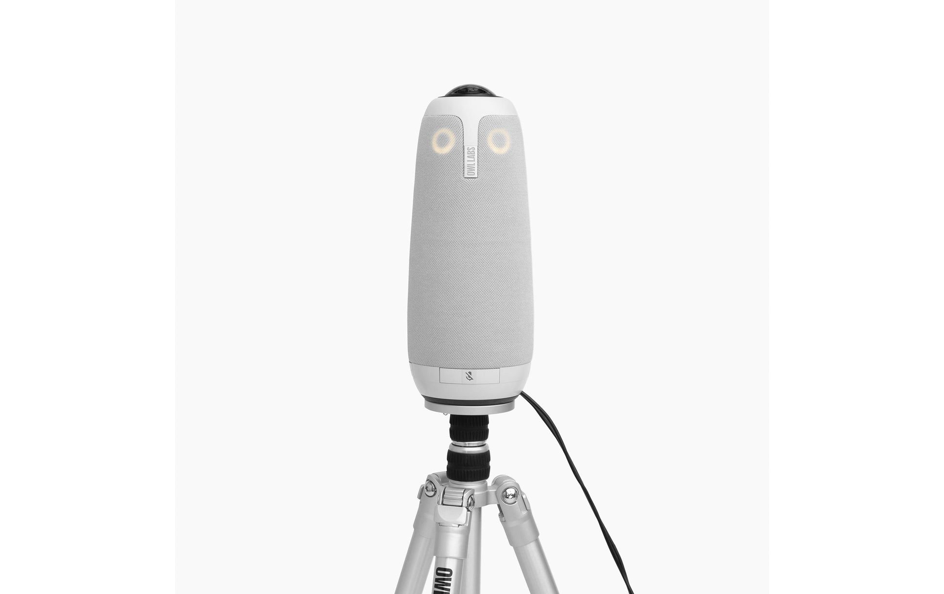 Owl Labs Meeting Owl Stativ – 3-Bein, 44,8 cm, 1/4" Montage, 360° – für Meeting Owl 3, Meeting Owl 4+ – Silber