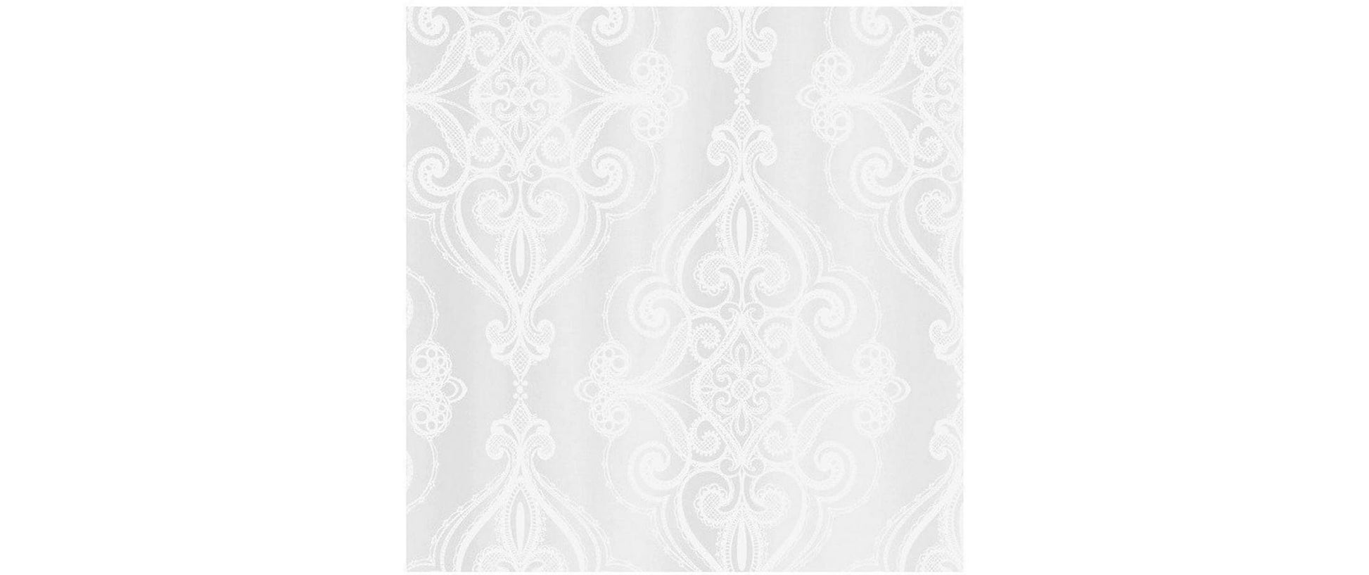 Spirella Duschvorhang Rivoli – 180×180 cm, Polyester, Ringbefestigung, Weiss