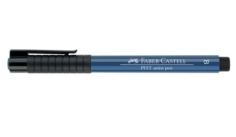 Faber-Castell Pitt Artist Pen Permanentmarker – Pinselspitze 2,5 mm – Indanthrenblau