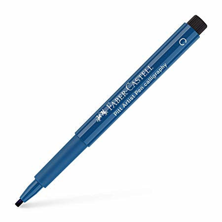 Faber-Castell Pitt Artist Pen Permanentmarker – Pinselspitze 2,5 mm – Indanthrenblau
