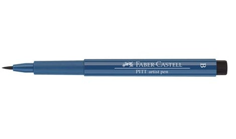 Faber-Castell Pitt Artist Pen Permanentmarker – Pinselspitze 2,5 mm – Indanthrenblau