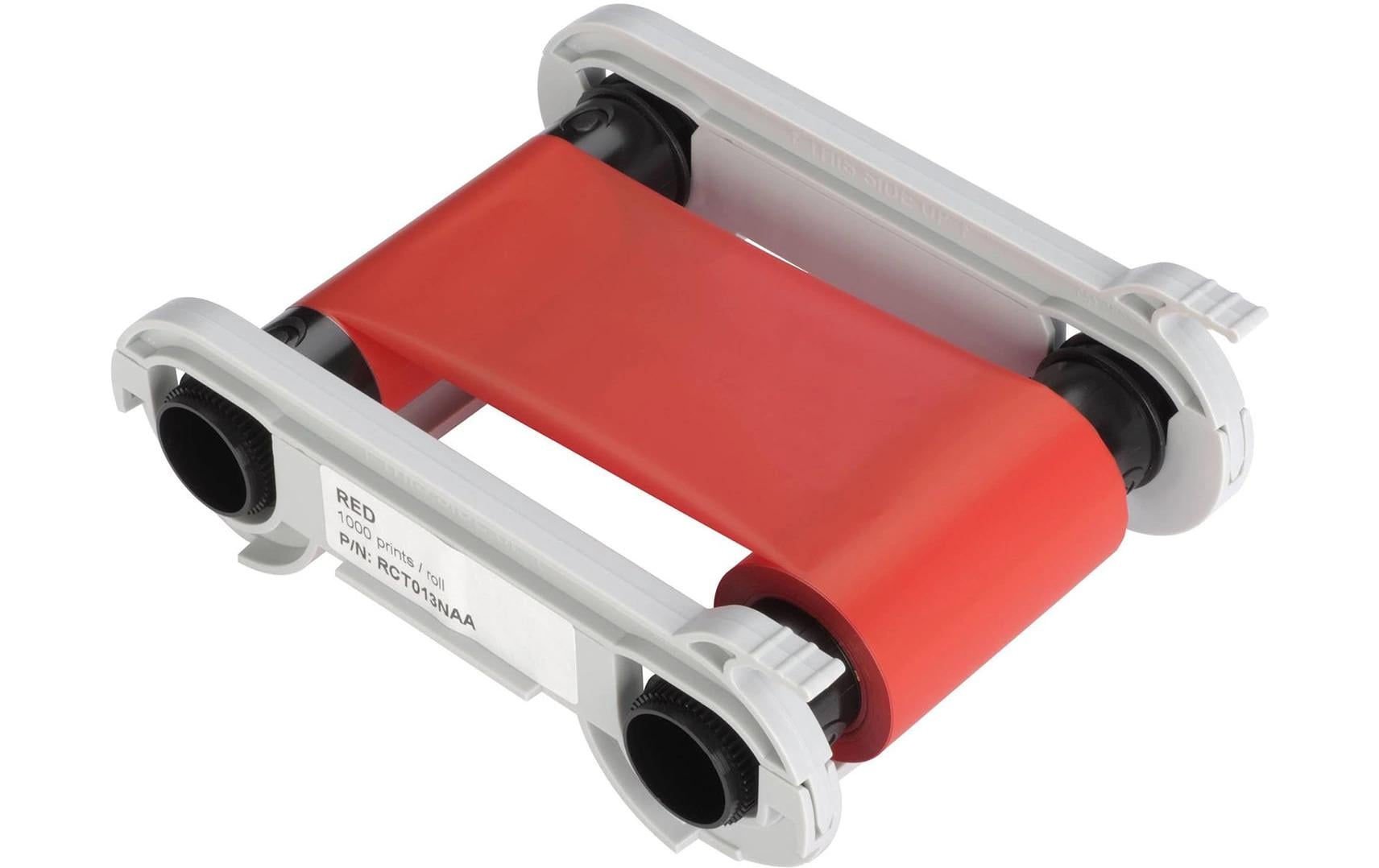 Evolis Kartendrucker-Farbband Rot – 1000 Karten – für Zenius/Primacy