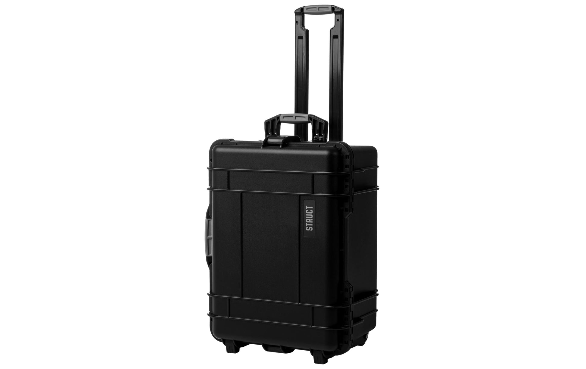 Struct Hartschalen-Trolley, 57,2 l, 2 Rollen, PP, Schwarz, 61 × 32,5 × 44 cm