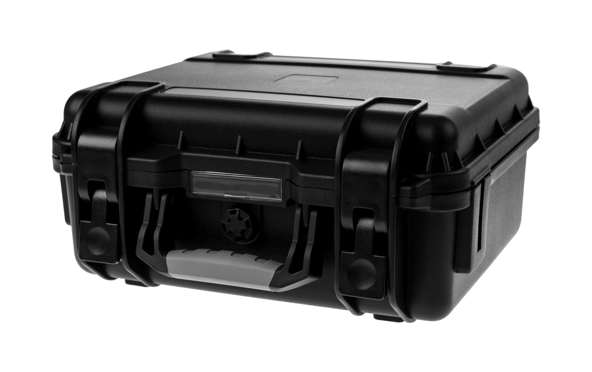 Struct D3215 Schutzkoffer 8,4 l – mit Schaumstoffeinlage, schwarz, B 318 × H 150 × T 280 mm