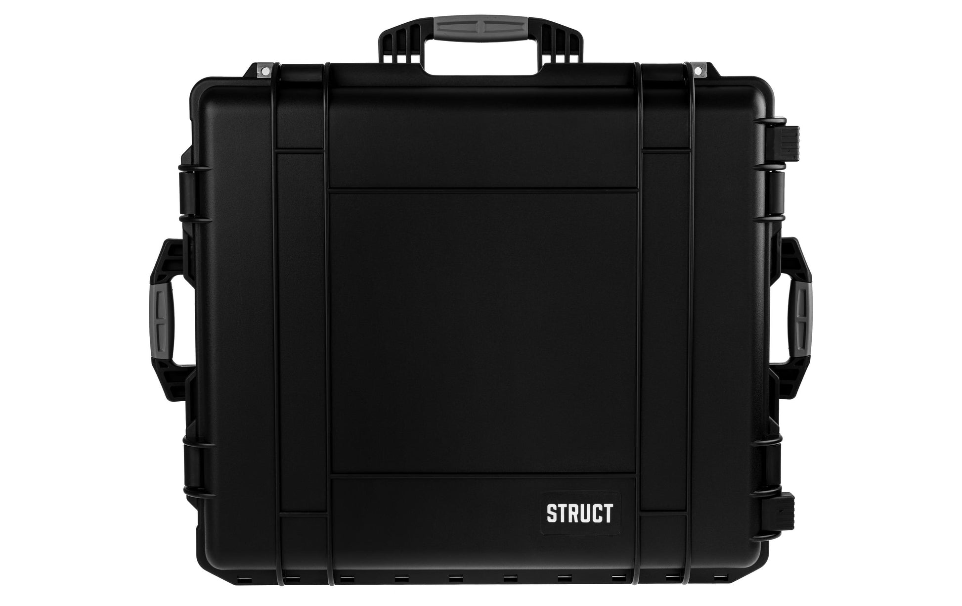 Struct D6940 – Hartschalen-Schutzkoffer, 116,8 l, 2 Rollen, PP, Schwarz, 69,4 × 40 × 59,3 cm
