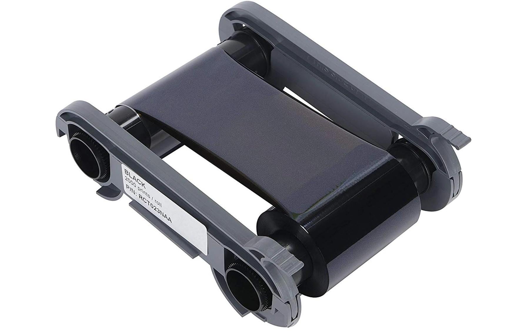 Evolis Kartendrucker-Farbband Schwarz – 2000 Karten – für Zenius/Primacy/Edikio Flex