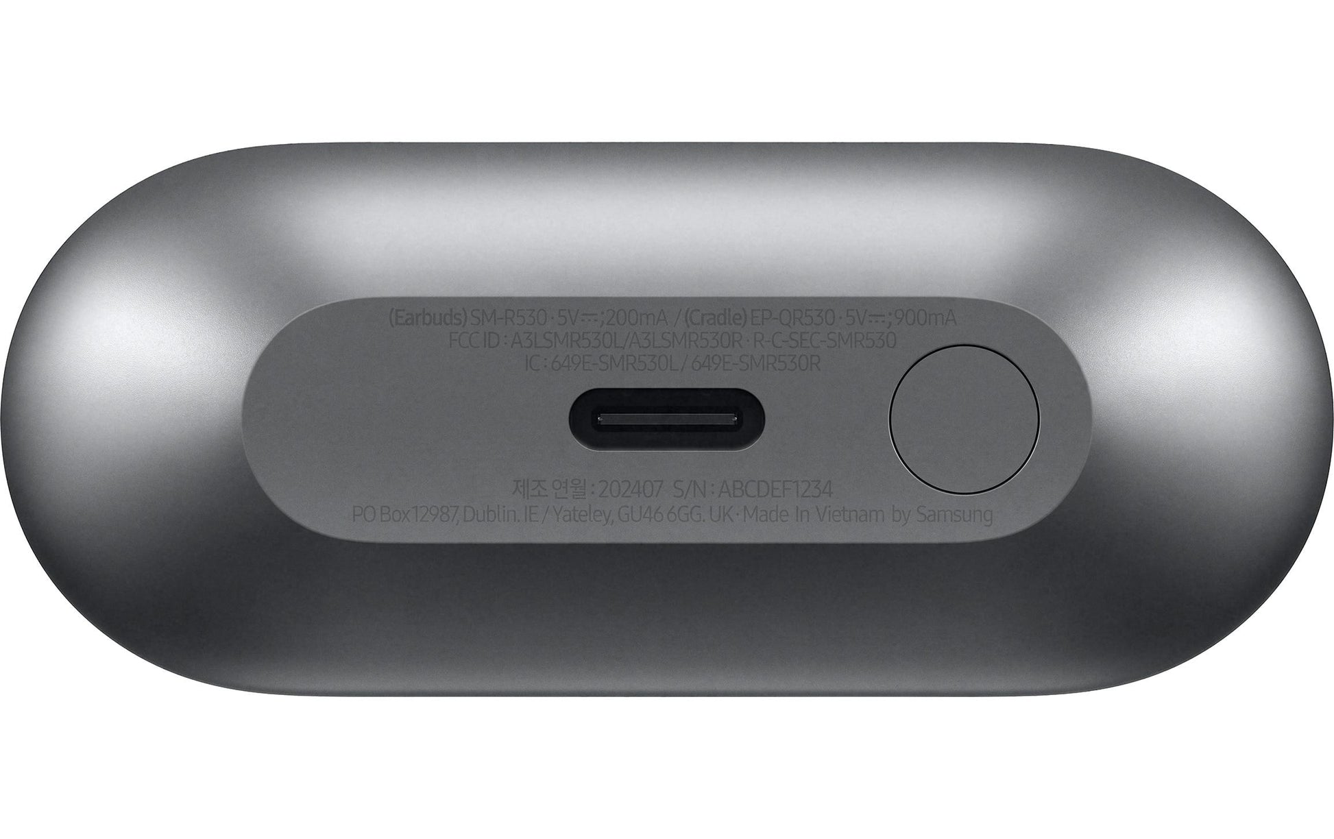 Samsung Galaxy Buds3 – True Wireless In-Ear Kopfhörer – Bluetooth 5.4, ANC, IP57, USB-C – Grau – bis 6 h