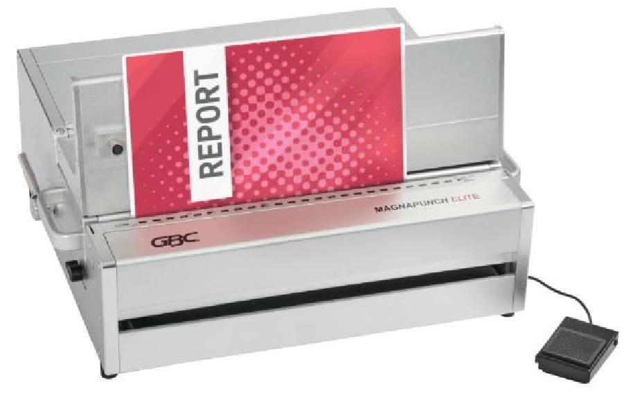 GBC MagnaPunch Elite Pro Stanzmaschine – für A4/A5, 30 Blatt, Rutschfeste Füsse