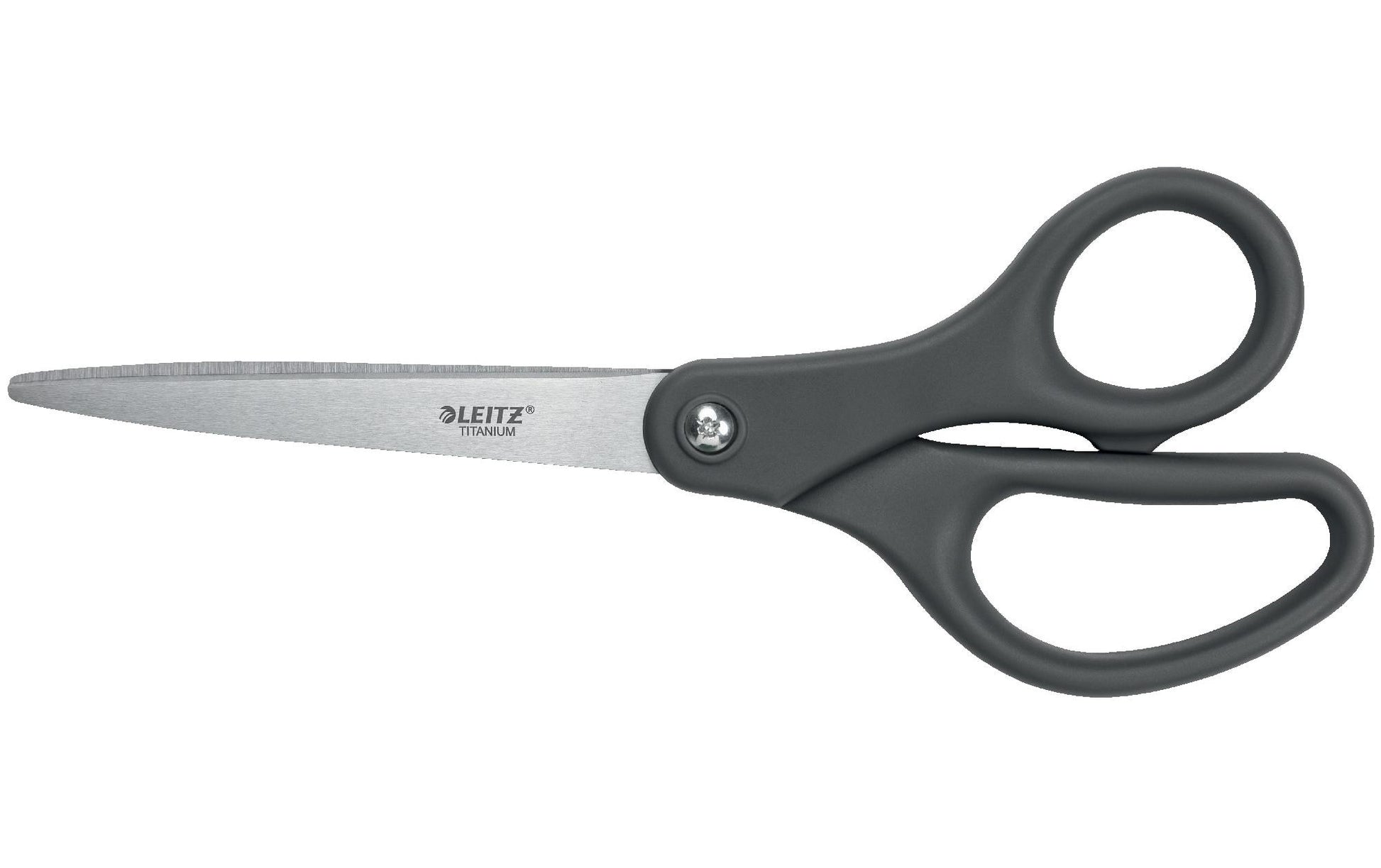 Leitz Schere 20,5 cm, für Rechts- und Linkshänder – Edelstahl, Grau
