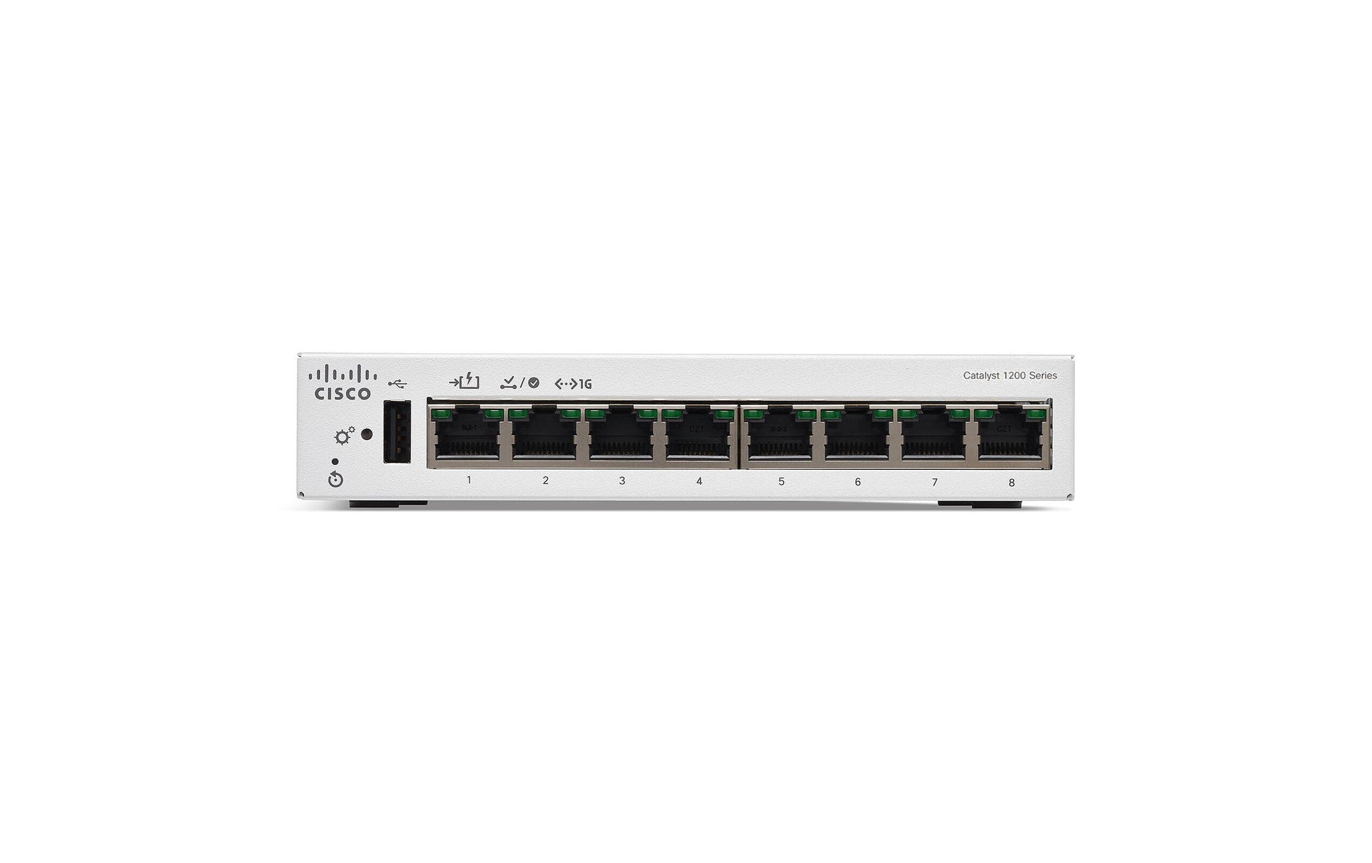 Cisco C1200-8T-D – Managed L2/L3 Switch – 8× 1G, Desktop