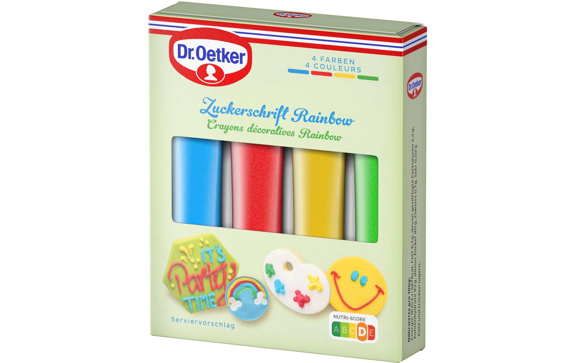 Dr. Oetker Zucker-Garnierschrift Rainbow – 76 g