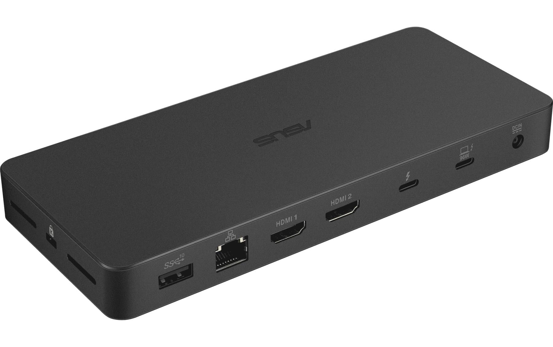 ASUS DC500 Dockingstation – Thunderbolt 4, 2× HDMI, 2,5GbE, microSD, 3,5 mm Audio