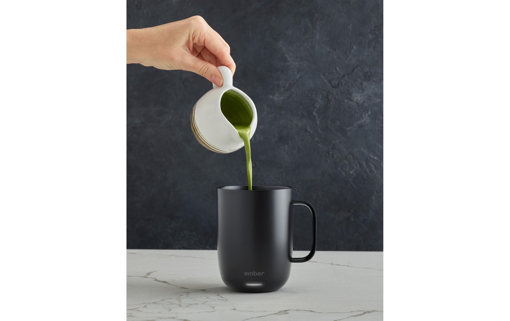 Ember Tasse Mug 2 – 414 ml, Ø 8,3 cm, H 11,7 cm, Keramik, Schwarz, mit Heizfunktion, App-gesteuert
