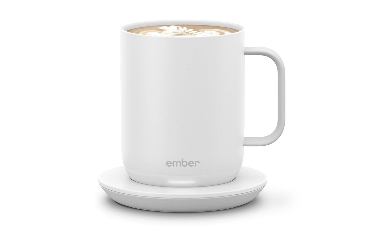 Ember Temperiertasse – 295 ml, Ø 8,3 cm, H 10,7 cm, Keramik, Weiss, App-gesteuert