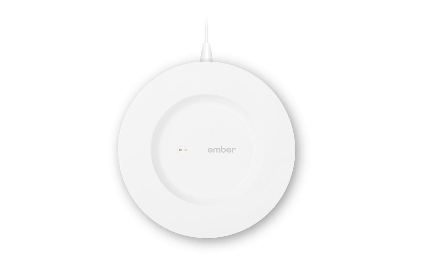 Ember Temperiertasse – 295 ml, Ø 8,3 cm, H 10,7 cm, Keramik, Weiss, App-gesteuert