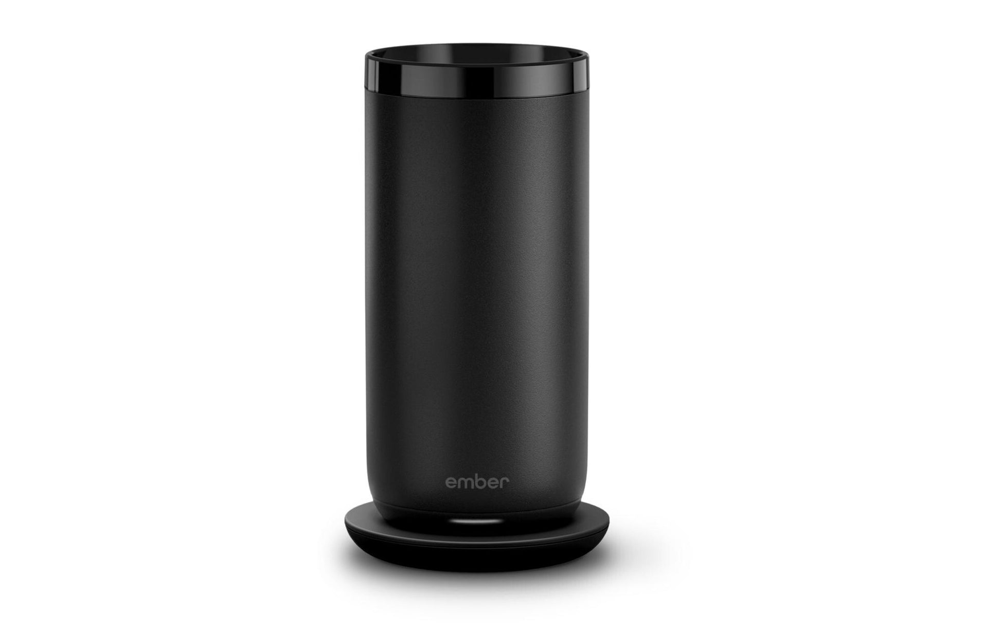 Ember Reisebecher – 473 ml, Ø 8,3 cm, H 16,5 cm, Edelstahl, Schwarz, mit Heizfunktion, auslaufsicher