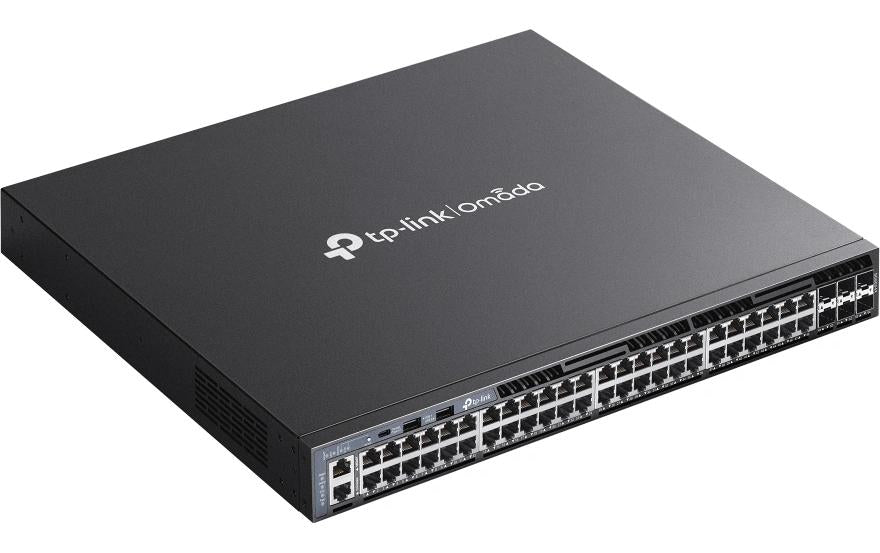 TP-Link SG6654X – Managed L3 Switch – 48× 1G, 6× SFP+, 19", 1U