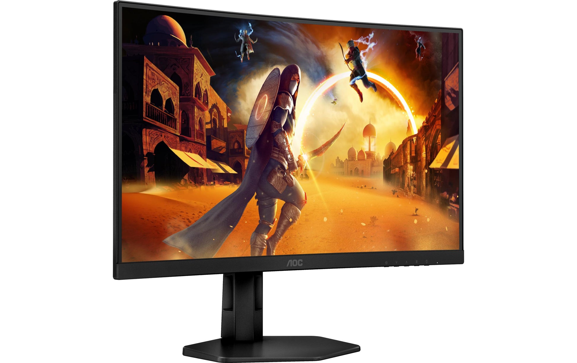 AOC CQ27G4X – Monitor, 27", VA, 180 Hz, 300 cd/m², Gebogen, Adaptive Sync, VESA 100 × 100, Schwarz