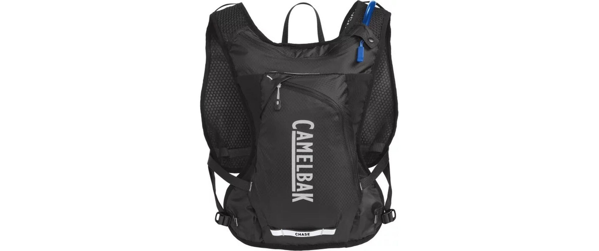 CamelBak Sportrucksack Chase Race 4 Vest – 8 l, mit Trinksystem, reflektierend – Schwarz