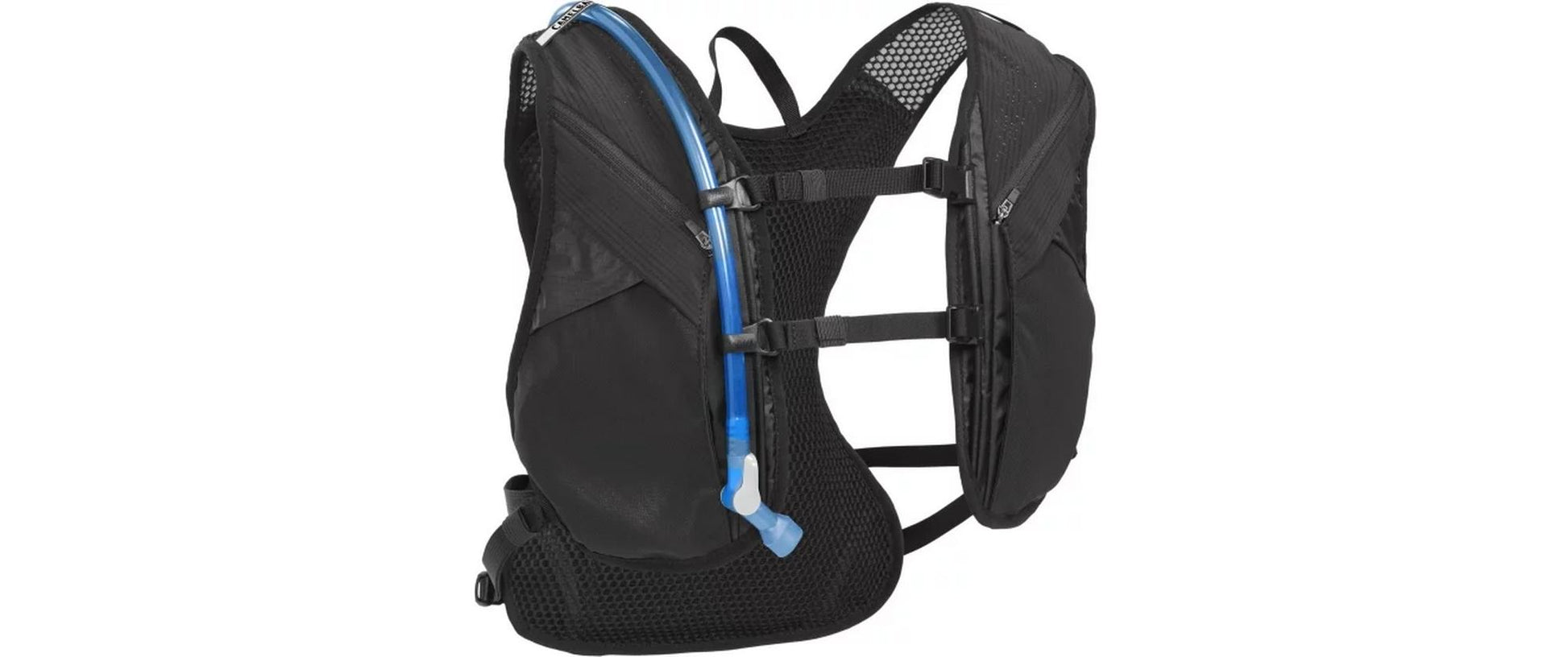 CamelBak Sportrucksack Chase Race 4 Vest – 8 l, mit Trinksystem, reflektierend – Schwarz