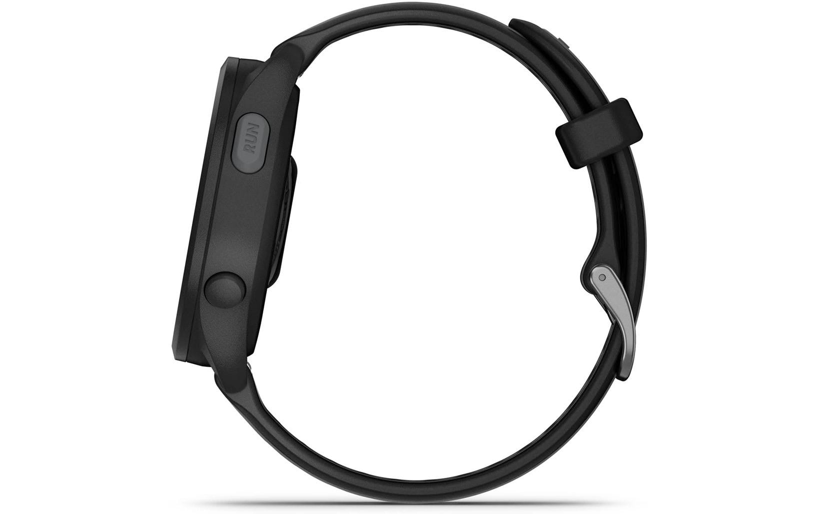 Garmin Forerunner 165 Music – GPS-Smartwatch – 43 mm, 1,2", GPS, ANT+, Schwimmen, Schwarz/Dunkelgrau, Sportarmband