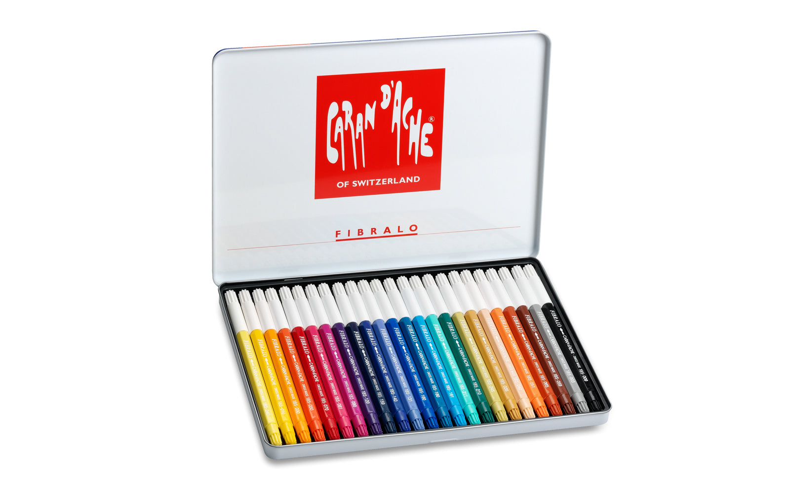Caran d-Ache Caran d'Ache – Filzstifte, Strichbreite 2,8 mm, auswaschbar, 24 Farben