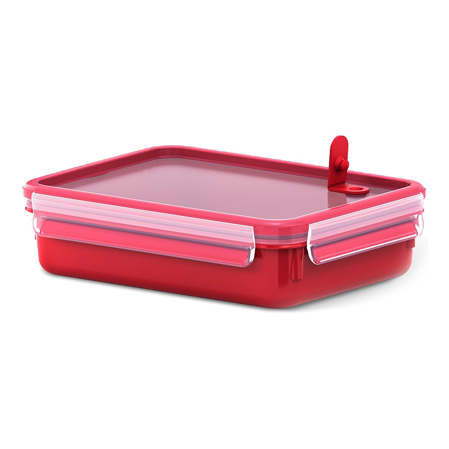 EMSA Clip & Micro – Vorratsdose 1,2 l, 16,3 × 22,5 × 5,8 cm, Kunststoff (PP/TPE), Transparent