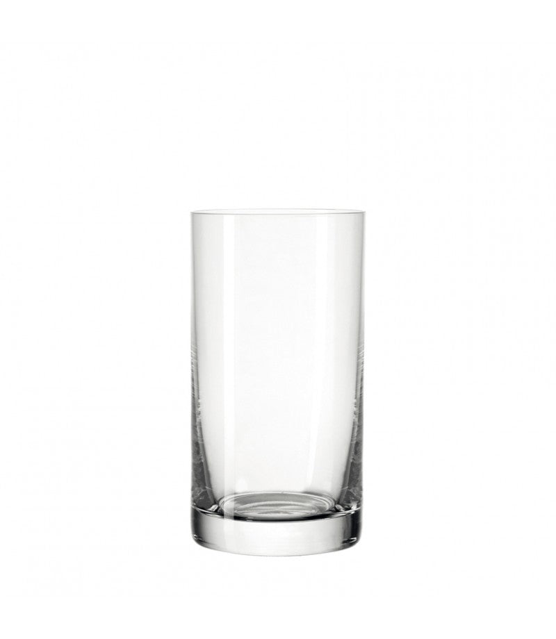 LEONARDO Trinkglas – 6er Set, 260 ml, Ø 6,2 cm, H 12,0 cm, Kristallglas, Transparent, spülmaschinenfest