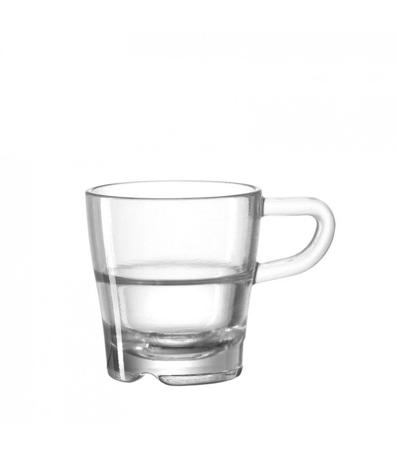 LEONARDO Espressotasse – 0,07 l, Glas, transparent, 6 Stück