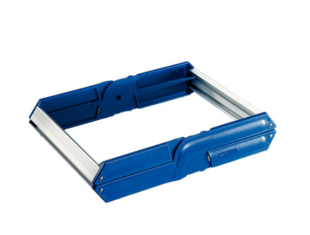 Leitz Hängemappenwagen – für A4, 25 Hängemappen, Aluminium/Polystyrol (PS), Blau, B 315 × H 440 × T 90 mm