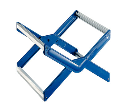 Leitz Hängemappenwagen – für A4, 25 Hängemappen, Aluminium/Polystyrol (PS), Blau, B 315 × H 440 × T 90 mm