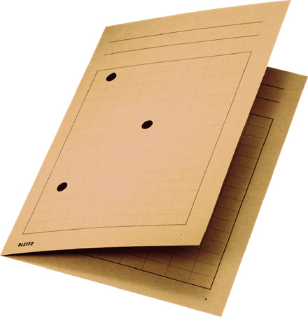 Leitz Unterschriftenmappe A4 – Karton, Gelb, Füllhöhe 5 mm, 50 Stk.