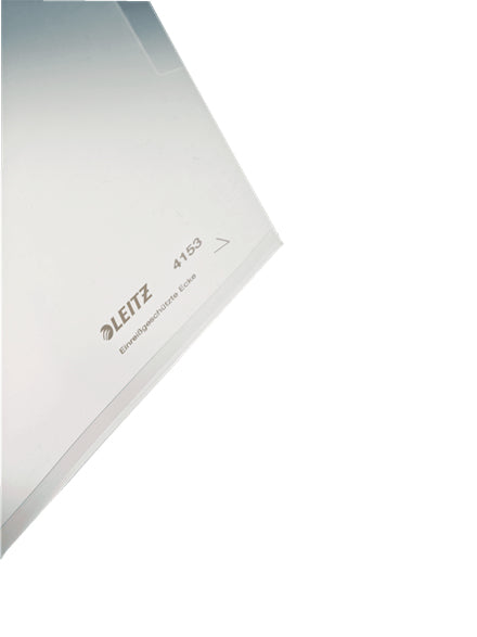 Leitz Sichtmappe A4 – Gelb, PVC, 150 µm