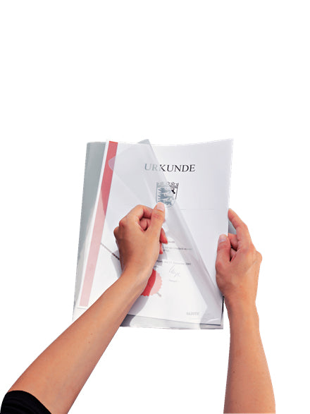 Leitz Sichtmappe A4 – Gelb, PVC, 150 µm