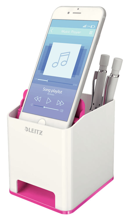 Leitz Stiftschlaufe – Polystyrol, Pink, Weiss