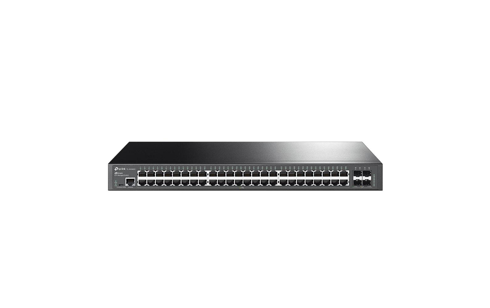 TP-Link SG3452X – Managed Switch – 48×GbE, 4×SFP+, L2+, 1U